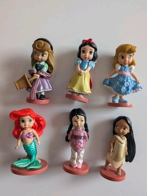 Disney Animators Collection Little Princess PVC 3.5  Figuren Sammlung 6 Stück 