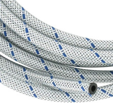 Tubo Benzina 6Mm X 10Mm Gomma Rinforzata Acciaio Flessibile Carburante Auto Moto