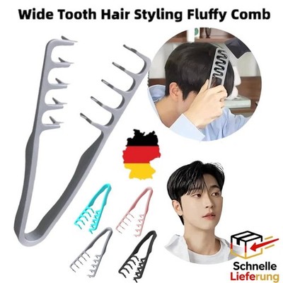 Texture Comb, Volumizing Wide-Tooth Hair Styling Comb, Roots Volume Tool New