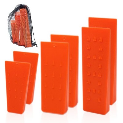 6pcs Tree Felling Wedges for Chainsaw Safety - ABS Plastic Logging Tools with...