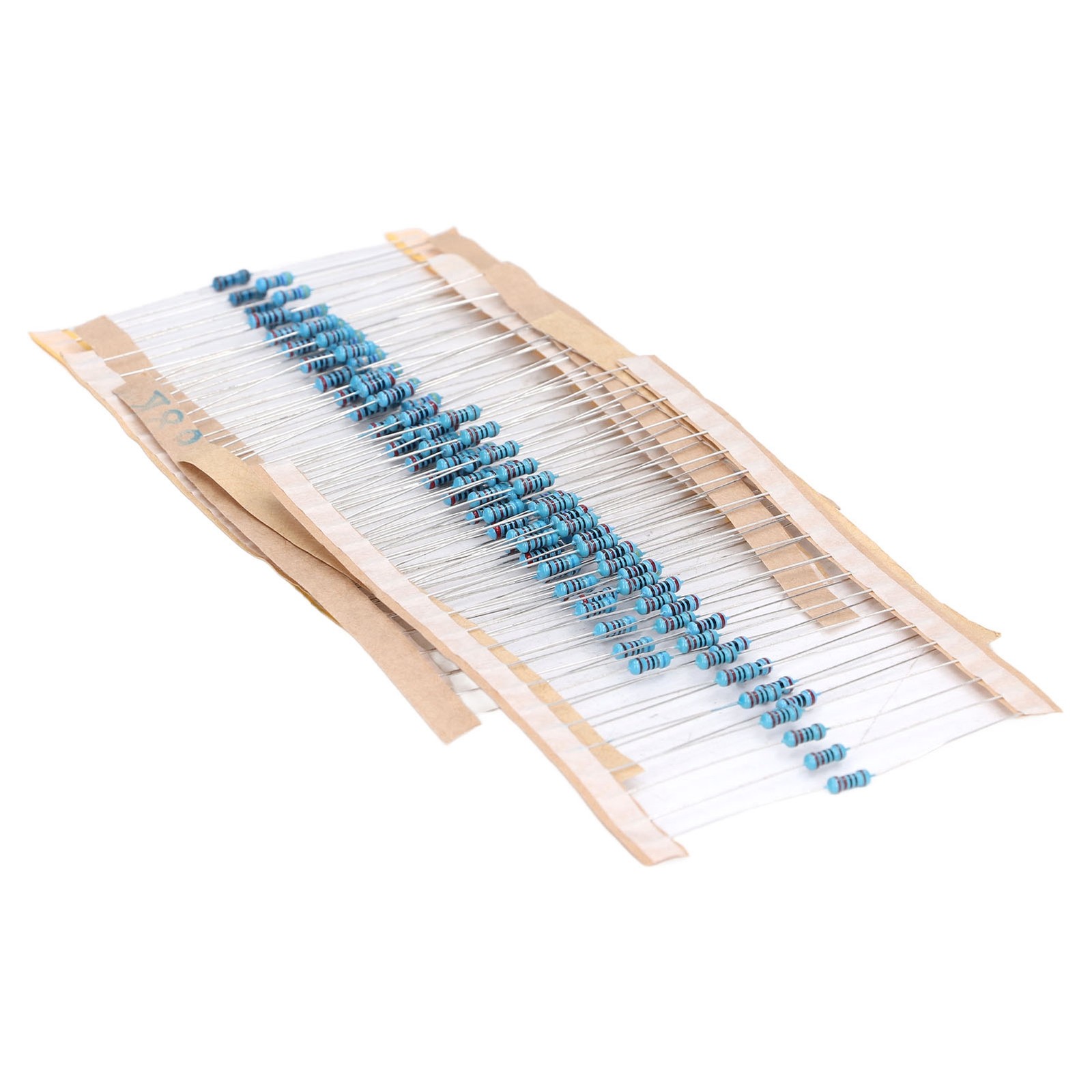 ✿ Metal Film Resistors 1/4W Resistor Kit 10Ω‑1MΩ 600Pcs For Electronic