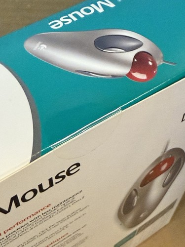 Logitech Marble Mouse Wired USB PS/2 Optical Trackball Scroll 904360-0403 New - Afbeelding 4 van 4