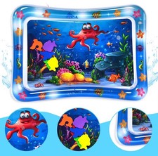 Tummy Time Water Play Mat Baby, Octopus Design Inflatable Mat Boys & Girls