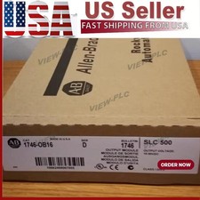 Allen Bradley 1746-OB16 SER D SLC 500 PLC Output Module US Free Tax