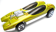 2008 HOT WHEELS WEB TRADING CARS SPLITTIN' IMAGE GREEN 1:64 DIECAST 2 7/8" CAR