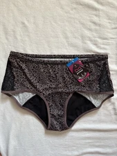 NEW Maidenform Moderate Period Hipster Panty Black Women’s Size Xlarge DMLBSM