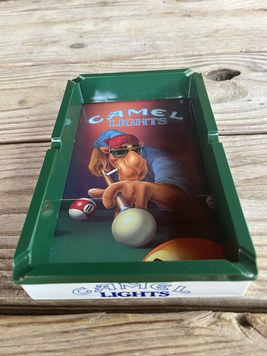 NOS Vintage 1992 Camel Lights Pool Table Ash Tray Joe Cool Unused