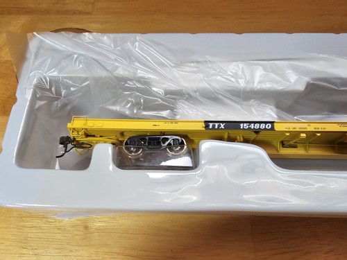 Athearn Genesis HO Scale G29509 Trailer Train F89F 89' Flat Car TTX 154880 TTX - Picture 5 of 18
