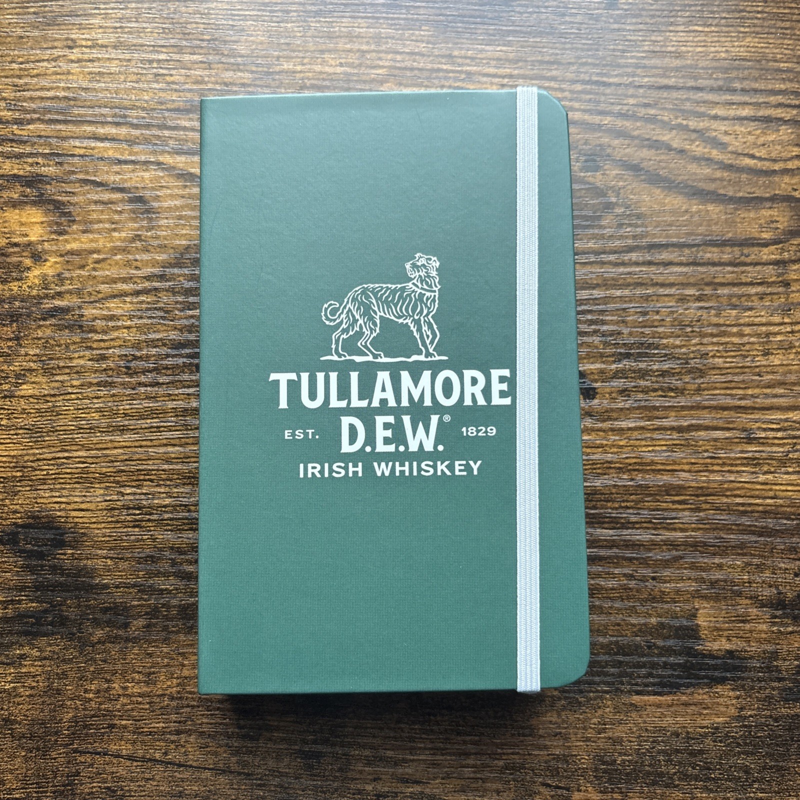 Tullamore DEW Irish Whiskey Green Book with Stainless Steel Hidden Flask