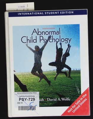 Abnormal child psychology. Mash, Eric J.: