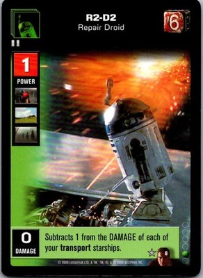 Star Wars Young Jedi CCG Duel of the Fates R2-D2, Repair Droid # 8