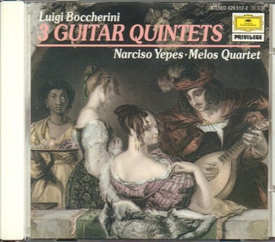Luigi Boccherini + Narciso Yepes + Melos Quartett - 3 Guitar Quintets CD