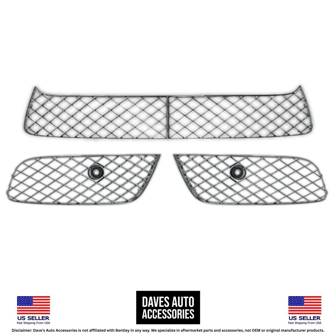 12-15 Bentley Continental GT Front Bumper Cover with Grilles