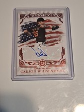 2025 Panini Boys of Summer America's Best Carson Whisenhunt RC Auto SP Red #d/49