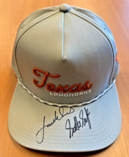 Jordan Spieth Scottie Scheffler Autographed Signed Texas Longhorns Hat PSA COA