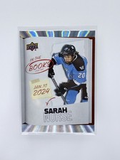 2024 Sarah Nurse #ITB-14 UD Tim Hortons In The Books Toronto Sceptres PWHL Card