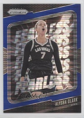 2024 Panini Prizm WNBA Fearless Blue Pulsar Prizm 105/199 Alysha Clark #3 0to6