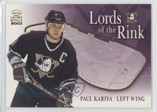 2002-03 Pacific Crown Royale Lords of the Rink Paul Kariya #1 HOF 0i6