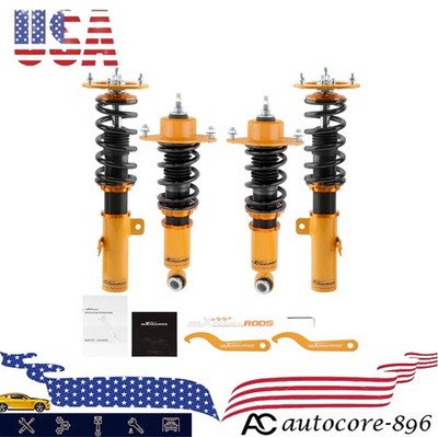 24 Clicks Damping Coilovers Shocks Lowering Kit For Toyota Corolla 09-17 E140