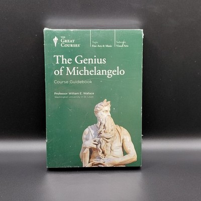 The Great Courses: The Genius of Michelangelo/6 DVDs + Guidebook New