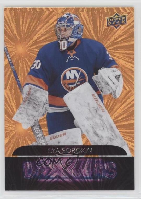 2020-21 Upper Deck Extended Series Dazzlers Orange Ilya Sorokin #DZ-127 k4s