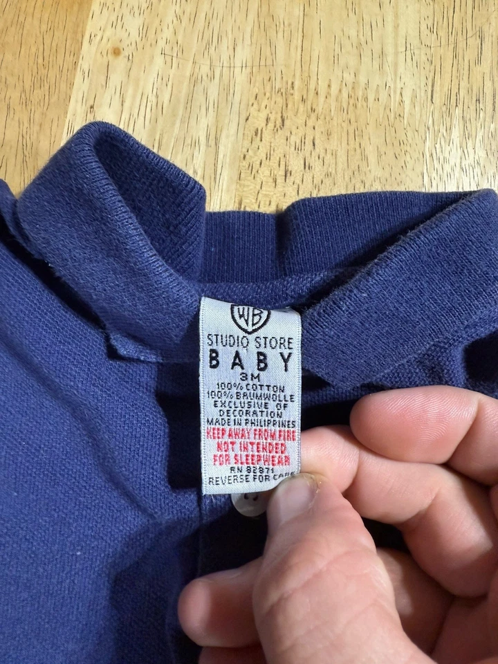 De colección Warner Bros Bug Bunny Una Pieza Talla 3 Meses Foto 2 de 3