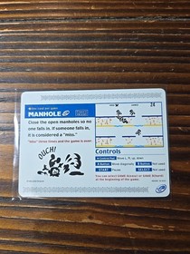 2002 Nintendo  E-Reader Card Game & Watch Collection Manhole Rare Card Classic