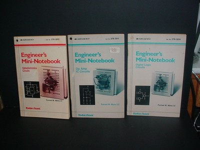 (EB155) 3 Radio Shack Tandy Archer Engineer's Mini-Notebooks Forrest M Mims