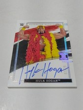 2022 PANINI IMPECCABLE WWE SUPERSTAR AUTO ON CARD HULK HOGAN /25 HALL OF FAME