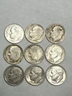 Lot Of 10 Silver Roosevelt Dimes $1 Face Value .900 Silver Stack Coins - AL9