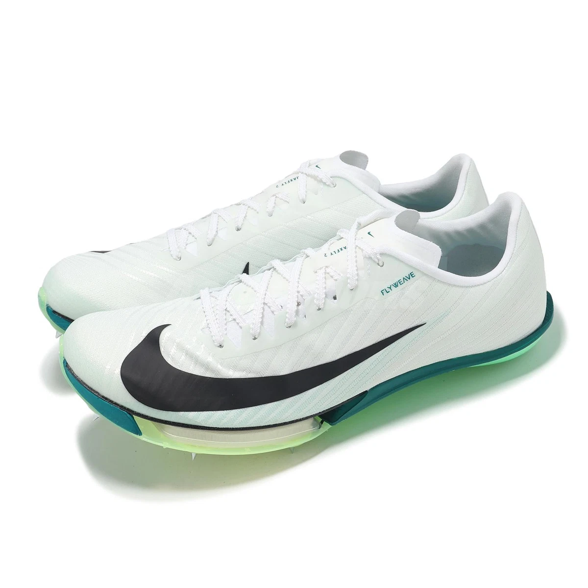 Nike Air Zoom Maxfly 2 White Black Bright Spruce Men Track and