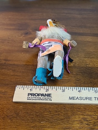 Vintage Handcrafted NAVAJO KACHINA Doll Sold "As Is" Damaged *See Photos - Picture 14 of 16
