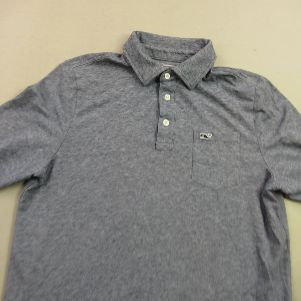 Vineyard Vines Shirt Boys XL Polo Short Sleeve Lightweight Edgartown Blue - Image 3 of 4