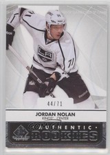 2012-13 SP Game Used Edition Authentic Rookies 44/71 Jordan Nolan #125 7i6