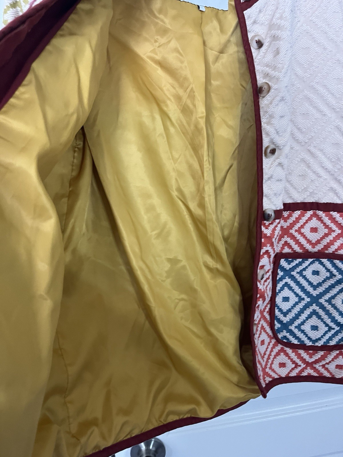 FRNCH Paris Multicolour Patchwork Diamond Quilted… - image 13