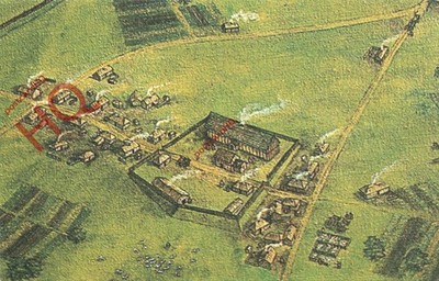 Ansichtskarte:: Richard M. Bryant, Offas Königspalast in Tamworth