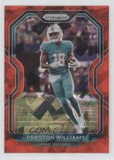 2020 Panini Prizm Red Ice Prizm Preston Williams #11 0a3