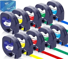 10 Pack Label Tape Maker Compatible for Dymo LetraTag 91330 91331 91332 LT-100H