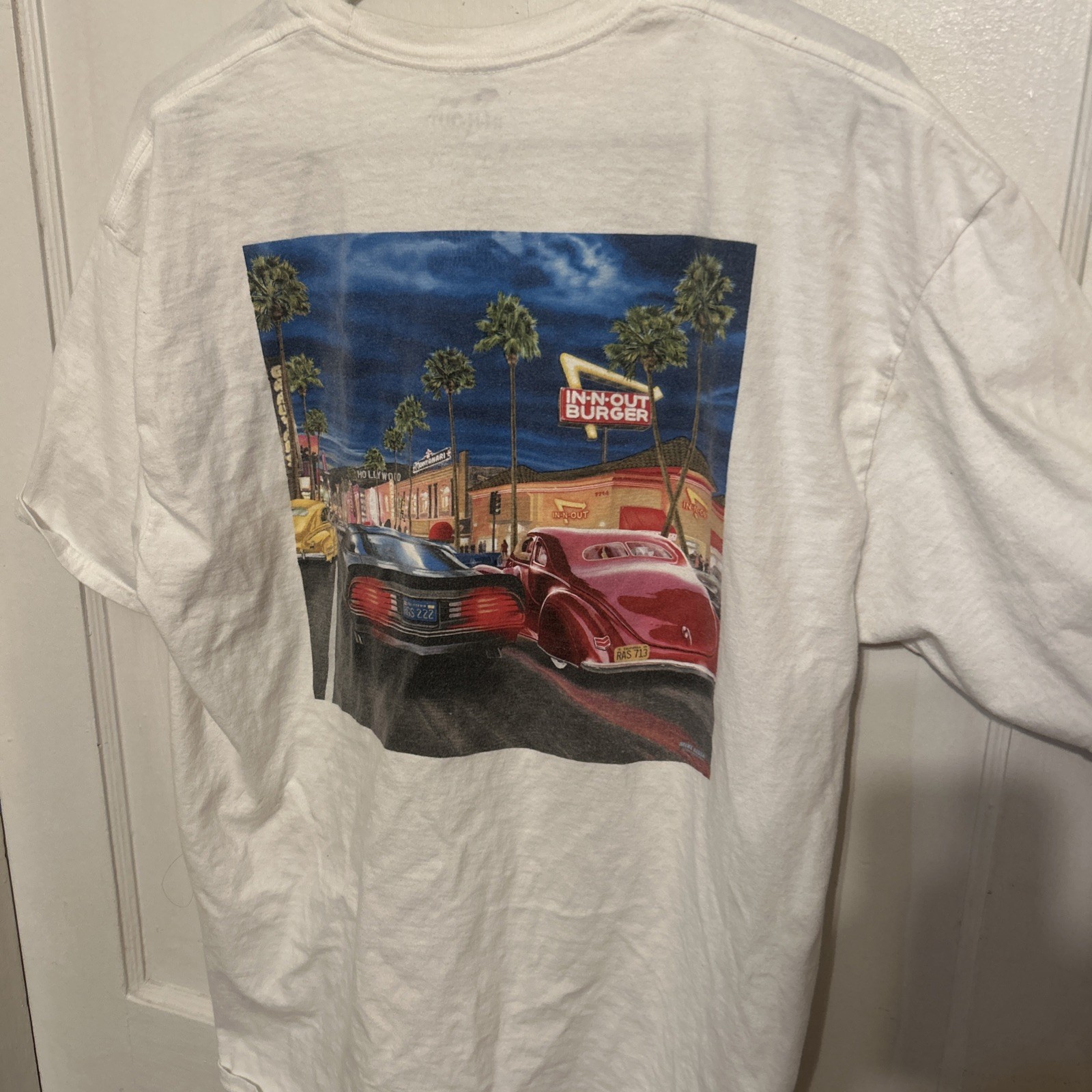 In-N-Out Burger Arizona T-Shirt Men XL White Cotton Graphic Short Sleeve