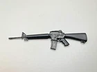 Vintage GI Joe M-16 Rifle Machine Gun For 1/6 Action Figures Toy Hasbro Mattel