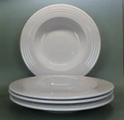 Fiestaware Fiesta - 12" Pasta Bowls - WHITE - FOUR - 4 - Vintage