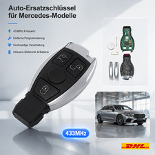 3 Tasten Funk Autoschl&uuml;ssel BGA NEC 433MHz Mercedes Benz W204 W221 Schl&uuml;ssel