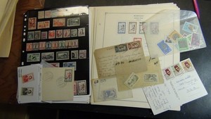 Stampsweis Morocco stamp collection on Scott Intl pages est 275 or so stamps