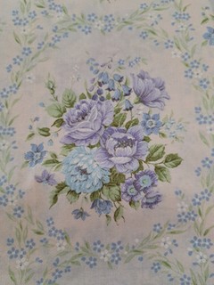 Vintage Sheridan Flat Sheet To Fit Double Or King Single Bed Floral Design