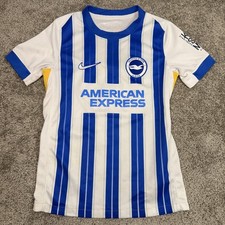 Nike T-Shirt Boys Medium Years White Dri-FIT Brighton Albion Jersey Enciso 10