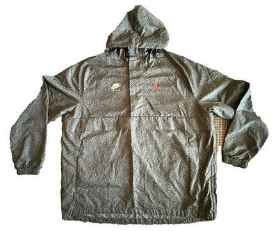 Nike Jordan Anorak Cement 1988 Wings  Jacket Black AJ0428-021 Size XL