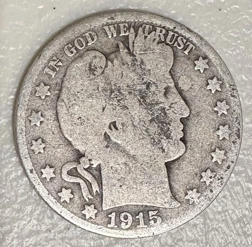 1915-S Barber Half Dollar — photo from the most recent tracked eBay sale