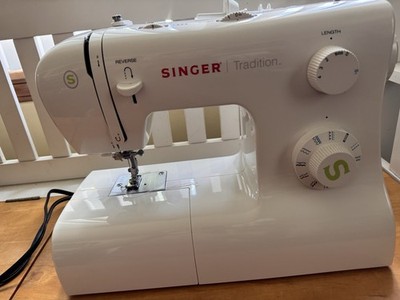 SINGER Tradition Electric Household Sewing Machine w/ Foot Pedal, Free Arm
