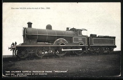 Ansichtskarte Two Cylinder Express Passenger Engine Precursor No. 513 