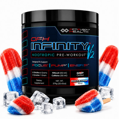 Pre Workout Powder Rocket Pop 30 Servings Energy Pump Focus Performance